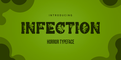 Infection Font Poster 1