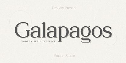 Galapagos Font Poster 1