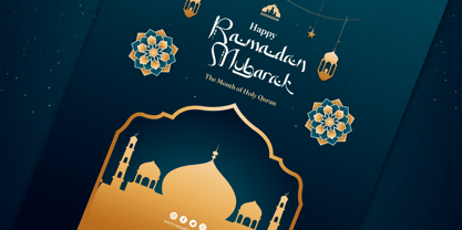 Welcome Ramadhan Font Poster 3