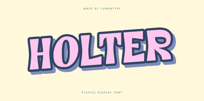 Holter Font Poster 1