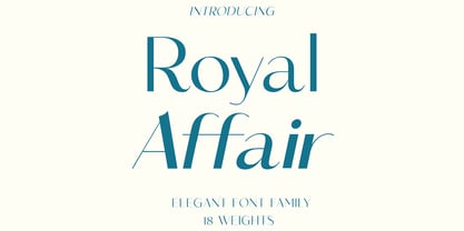 Royal Affair Font Poster 1