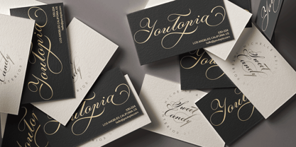 Laurente Script Variable Pro Font Poster 3