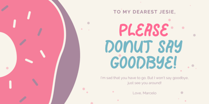 Christmas Donuts Font Poster 2