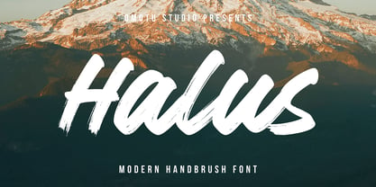 Halus Font Poster 1