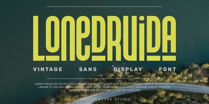 Lonedruida Font Poster 1