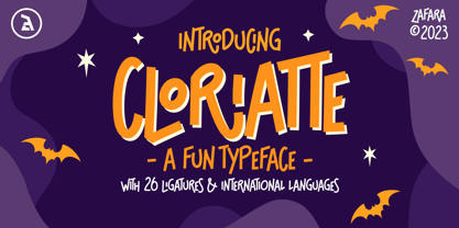 Cloriatte Font Poster 1