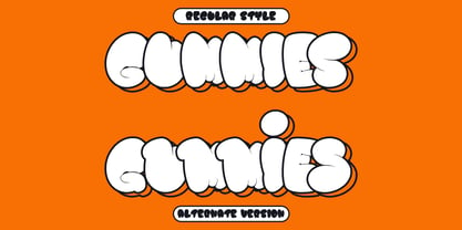 Gummies Font Poster 3