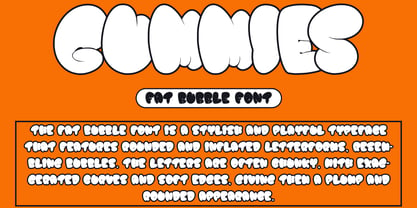Gummies Font Poster 2