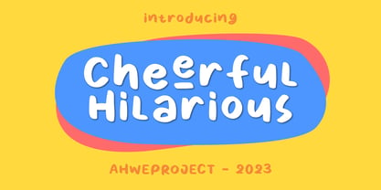 Cheerful Hilarious Font Poster 1