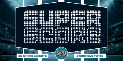 Superscore Font Poster 1