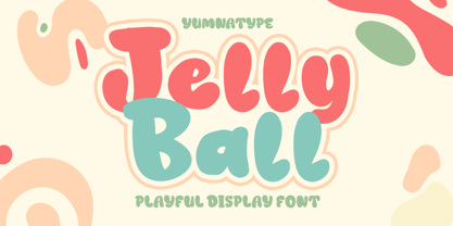 Jelly Ball Font Poster 1