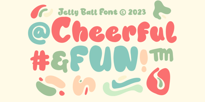 Jelly Ball Font Poster 7