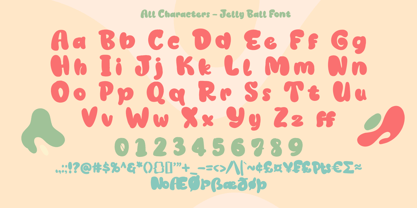 Jelly Ball Font Poster 9