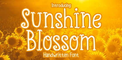 Sunshine Blossom Font Poster 1