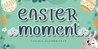 Easter Moment Font Poster 1
