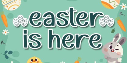 Easter Moment Font Poster 3