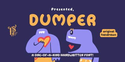 Dumper Font Poster 1