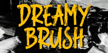 Dreamy Brush Font Poster 1