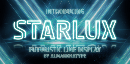 Starlux Font Poster 1