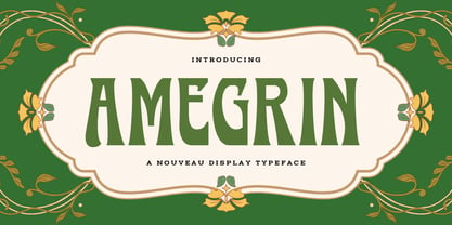 Amegrin Font Poster 1