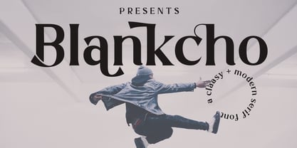 Blankcho Font Poster 1