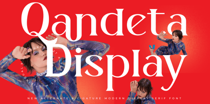 Qandeta Font Poster 1