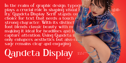 Qandeta Font Poster 8