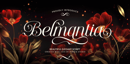 Belmantia Font Poster 1