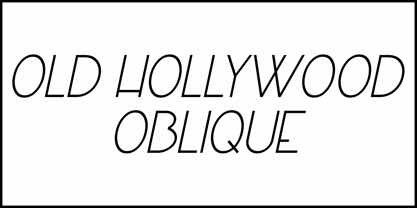 Old Hollywood JNL Font Poster 4