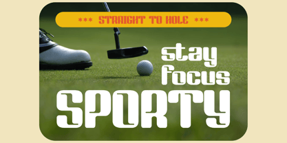 Sporty Vista Font Poster 6