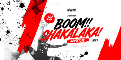 Boom Shakalaka Font Poster 1