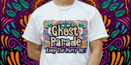 Ghost Parade Font Poster 2