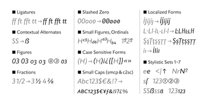 Triticale Font Poster 9