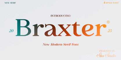 Braxter Font Poster 1