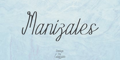 Manizales Font Poster 1