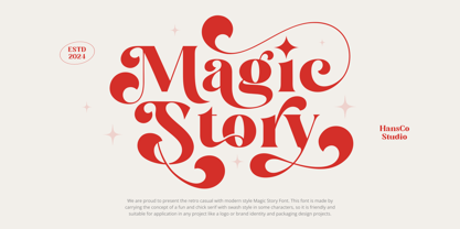 Magic Story Font Poster 1