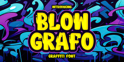 Blow Grafo Font Poster 1