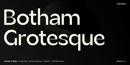 Botham Grotesque Font Poster 1