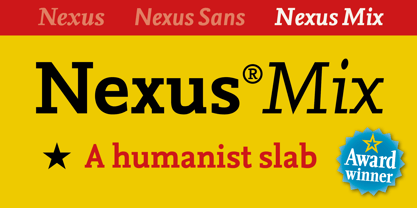 Nexus Mix Pro Font Poster 1