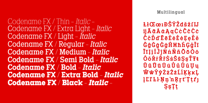 Codename FX Variable Font Poster 4