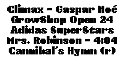 Systema Font Poster 2