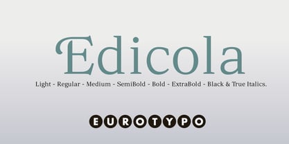 Edicola Font Poster 1