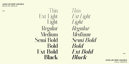 Aumiller Serif Font Poster 10