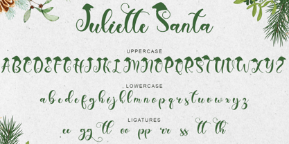 Juliette Santa Font Poster 5