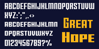 HS Hope S Font Poster 3