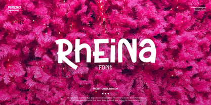 Rheina Font Poster 1