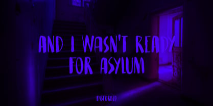 Midnight Asylum Font Poster 2