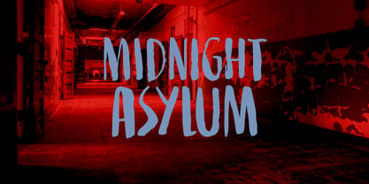 Midnight Asylum Font Poster 1