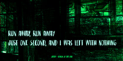 Midnight Asylum Font Poster 5