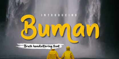 Buman Font Poster 1